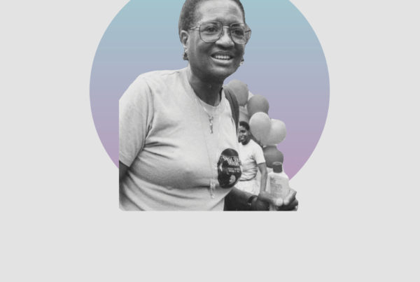 Picture of Yvonne Flowers on a gray background.