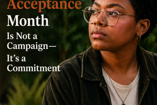 A photo of a individual with glasses on the right and text on the left.